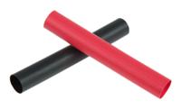 rnf-100-kit-blackred TE Connectivity Heat Shrink Tubing, Black, Red 4.8mm Sleeve Dia. x 50mm Length 2:1 Ratio, RNF100 Series