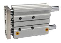 180-352 RS PRO Pneumatic Guided Cylinder - 32mm Bore, 80mm Stroke, Double Acting