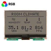 nhd-c12864a1z-fsrgb-fbw-ht1 NEWHAVEN DISPLAY INTERNATIONAL NHD-C12864A1Z-FS(RGB)-FBW-HT1 Graphic LCD Graphic Display, Blue, Green, Red on,