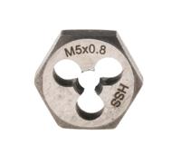424-235 RS PRO 0.8mm Pitch M5 HSS piece Die Nut