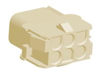 2178773-1 TE Connectivity, Universal MATE-N-LOK Female Connector Housing, 6.35mm Pitch, 6 Way, 2 Row