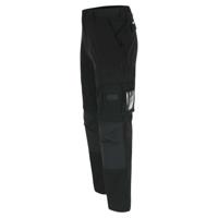 23mtr1803bk-42 Herock 23MTR1803 Unisex's Black 1% Elastane, 6% Polyester T400, 93% Cotton, Size 42 Waist Size 42 in W