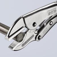 40-04-250 Knipex 40 04 Locking Pliers, 250 mm Overall, Angled, Straight Tip, 45mm Jaw