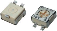 ts53yl204mr10 200kΩ, SMD Trimmer Potentiometer 0.2W Top Adjust Vishay, TS53