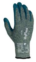 11501090 Ansell Hyflex Grey Nylon Kevlar Work Gloves, Size 9, Nitrile Foam Coating