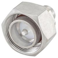 64s101-272n1 Rosenberger 4.3-10 Series, Plug Cable Mount 4.3-10 Connector, 50Ω, Solder Termination, Straight Body