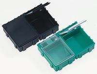 287-1185 Licefa Yellow ABS Compartment Box, 21mm x 42mm x 29mm