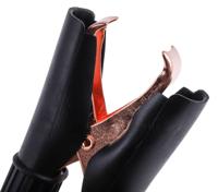 bu-46a-0l Mueller Electric Crocodile Clip, Copper-Plated Steel Contact, 50A, Black