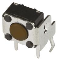 dtsa62nv APEM Brown Button Tactile Switch, SPST 50 mA @ 12 V dc 1.3mm
