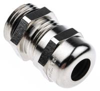 53112210 Lapp SKINTOP Series Metallic Nickel Plated Brass Cable Gland, PG9 Thread, 3mm min., 8mm max., IP68