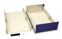 1598ggy Hammond 1598 Grey Flame Retardant ABS Instrument Case, 250 x 160 x 76mm