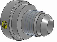 12-6trtxs Parker Hydraulic Straight Threaded Reducer UNF 1 1/16-12 Female to UNF 9/16-18 Female, 12-6TRTXS