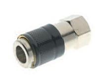 187-8796 RS PRO Brass Female Quick Air Coupling, G 1/4 Female Threaded