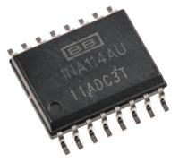 ina114au INA114AU Texas Instruments, Instrumentation Amplifier, 125μV Offset 1MHz, 16-Pin SOL