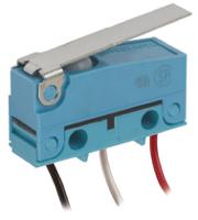 abs161140 Panasonic Short Hinge Lever Micro Switch, Pre-wired Terminal, 2 A @ 30 V dc, SP-CO, IP67