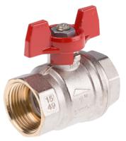 733-5218 RS PRO Brass Full Bore, 2 Way, Ball Valve, Threaded, BSPP 1in, 40 → 30bar Operating Pressure