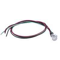 175-8727 RS PRO Illuminated Push Button Switch, Momentary, Panel Mount, 16mm Cutout, SPST, Blue LED, 36V dc, IP67