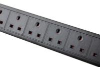 839-9800 RS PRO Type G - British 6 Gang Power Distribution Unit, 3m Cable, 6A