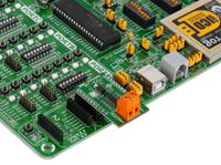 mikroe-2436 MikroElektronika Voltmeter Click Voltage Measurement for MCP3201 for MikroBus