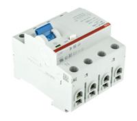 2csf204001r1250-f204-ac-25003 ABB F200 RCCB, 25A, 4 Pole, 30mA, Type AC