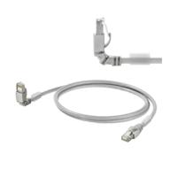 1248280015 Weidmuller, 1.5m Cat6, Grey RJ45 to Male RJ45 Male, S/FTP Shielded, Terminated LSZH Sheath
