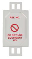 mic-mth-a Brady Red on White Safety Prohibition Tag, English Language, 1 per Pack
