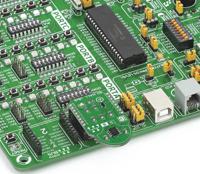 mikroe-1987 MikroElektronika 3D Hall Click Hall Effect Sensor MikroBus Click Board for MLX90333