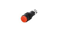 1151063010313 RAFI 1.15.106 Series Illuminated Push Button Switch, On-On, Panel Mount, 9.1mm Cutout, 1NO+1NC, Red LED, 24V, IP40