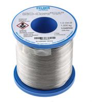 1860104037 Felder Lottechnik Wire, 1mm Lead solder, 183°C Melting Point