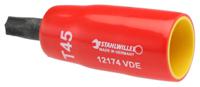 2390045 STAHLWILLE 3/8 in Drive Bit Socket, Torx Bit, T45, VDE/1000V, 67 mm Overall Length