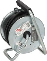 1207911 brennenstuhl 10m 4 Socket Type E - French Cable Reel Open Reel, 230 V, IP44