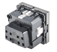 5-726-18 Legrand 5 726 18, Magnesium 1 Gang Unswitched Schuko Socket Insert, Type F - German Schuko, 16A, Flush Mount, IP40