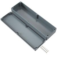 02165609 Rose Polyester Standard Series Grey Glass Fibre Reinforced Polyester Enclosure, IP66, IK08, Grey Lid, 160 x 560 x 91mm