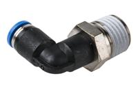 qsl-14-4 Festo QS Series Elbow Threaded Adaptor, R 1/4 Male to Push In 4 mm, Threaded-to-Tube Connection Style, 190659