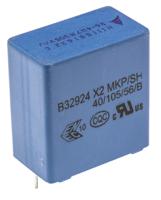 b32924c3475m000 EPCOS B32924C Polypropylene Film Capacitor, 305V ac, ±20%, 4.7μF, Through Hole