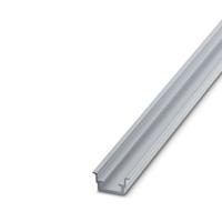 1201756 Phoenix Contact Aluminium Unperforated DIN Rail, Top Hat Compatible, 2m x 35mm x 15mm