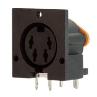 sds-80j Same Sky 8 Pole Din, Female, Through Hole