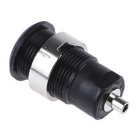 497049-21 Staubli Black Female Banana Socket, 4 mm Connector, Solder Termination, 24A, 1000V, Nickel Plating