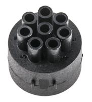 127341 Bulgin Male Connector Insert 8 Way for use with Mini Buccaneer Connector