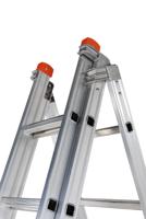 217-799 RS PRO 7 Step Steel Extension Ladder, 5.02mm Open Length