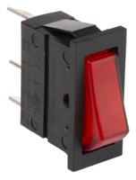 c5503aanad Arcolectric (Bulgin) Ltd Illuminated SPST, On-Off Rocker Switch Panel Mount