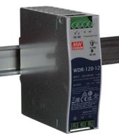 wdr-120-12 MEAN WELL WDR Switched Mode DIN Rail Power Supply, 180 → 550V ac ac Input, 12V dc dc Output, 10A Output, 120W