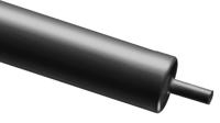 137-432 RS PRO Heat Shrink Tubing, Black 8mm Sleeve Dia. x 100cm Length 4:1 Ratio