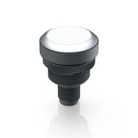 1100112010200 RAFI RAMO 22 T Series Illuminated Illuminated Push Button Switch, Momentary, Through Hole, 22.3mm Cutout, 1 NO, White