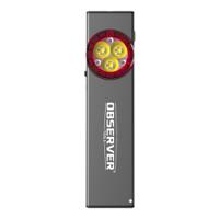 obs-wl4 Observer Tools LED LED Worklight Grey/Red - Rechargeable 700 lm, 4.2 in