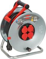 1207941 brennenstuhl 25m 4 Socket Type E - French Cable Reel Open Reel, 230 V, IP44