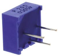 3386p-1-205lf 2MΩ, Through Hole Trimmer Potentiometer 0.5W Top Adjust Bourns, 3386