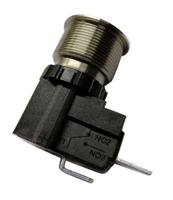 175-8144 RS PRO Push Button Switch, Momentary, Panel Mount, 22.2mm Cutout, SPST, 250 / 125V ac, IP67