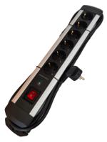 280-5691 RS PRO 3m 6 Socket Type F - German Schuko Extension Lead, 250 V, IP20