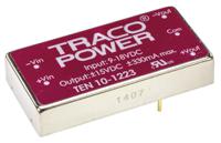 ten-10-1223 TRACOPOWER TEN 10 DC-DC Converter, ±15V dc/ ±330mA Output, 9 → 18 V dc Input, 10W, Through Hole, +85°C Max Temp